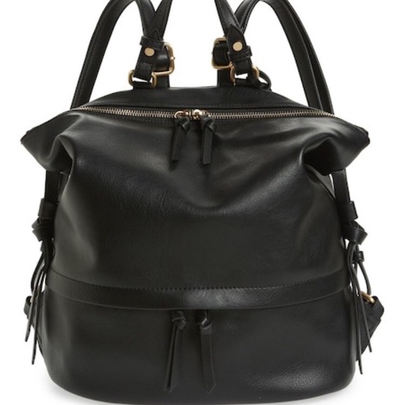 sole society black backpack